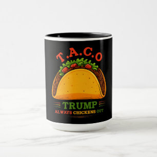 Caneca O Taco Trump Sempre Fala Engraçado