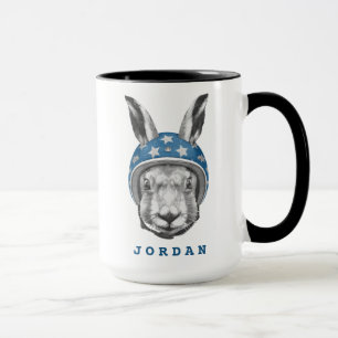 Caneca O temerário do coelho   adiciona seu nome