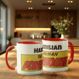 Caneca O título da banda desenhada do Human Powerhouse co