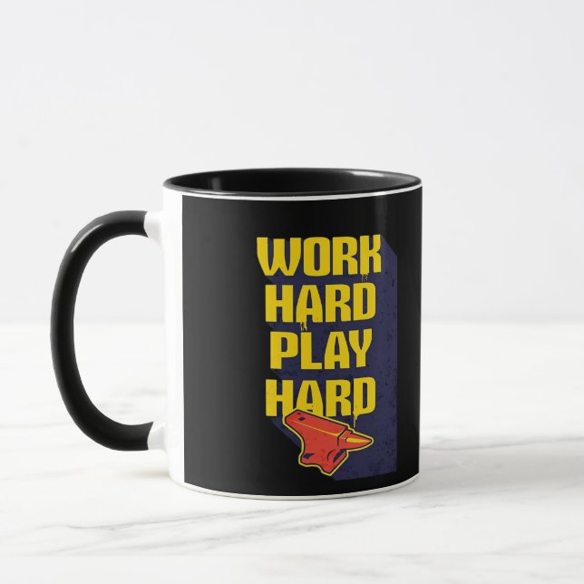 Caneca O Trabalho de Duro de Cotação Inesquecível Está Pa (Esquerda)