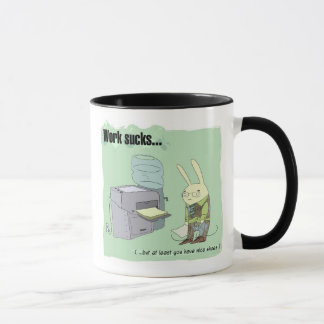 Caneca O trabalho suga