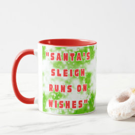 Caneca O trenó do Papai Noel funciona com desejos