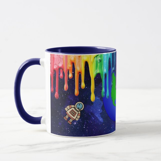 Caneca O Universo está derretendo - Mug (Esquerda)