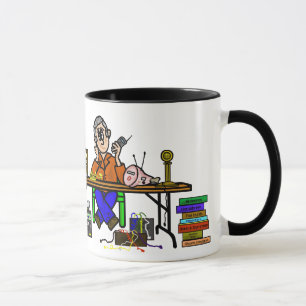 Caneca O Vendidor De Caveat Hamfest Vende Mug Personalize