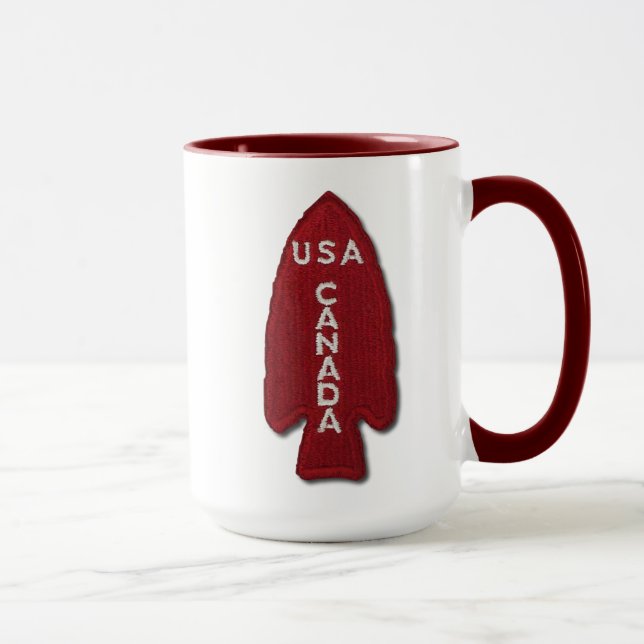 Caneca ø Veterinários da brigada do diabo da força do (Direita)