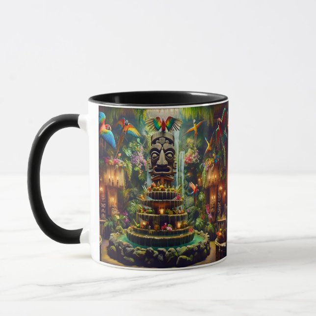 Caneca Oásis Serena Tropical Tiki Haven (Esquerda)