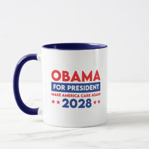 Caneca Obama Para O Presidente 2028 Torne A América Mais 