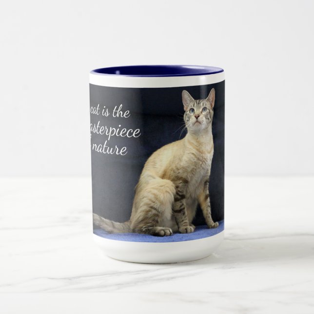 Caneca Obra-prima do gato de Bengal (Centro)