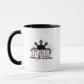 Caneca Obrigado Deus Eu Sou Filipino Orgulhoso Pin