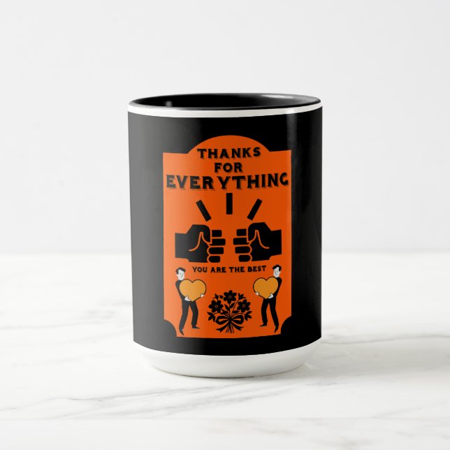Caneca Obrigado Dos Recursos Humanos (Centro)