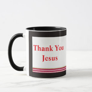 Caneca Obrigado Jesus, Trendy Christian Cox.