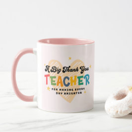 Caneca Obrigado, professor.