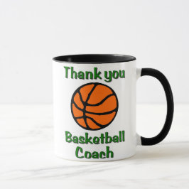 Caneca Obrigado, treinador de basquetebol