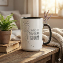 Obrigados Para Me Ajudar A Bloom Mug