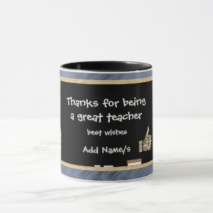 Caneca Obrigados personalizados ao professor