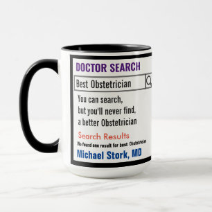 Caneca Obstetrícia Funny Search Gift Mug