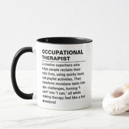 Caneca Occupational therapist Definition Mug OT Gift