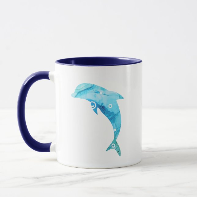 Caneca Ocean Art - Golfinho 2 (Esquerda)