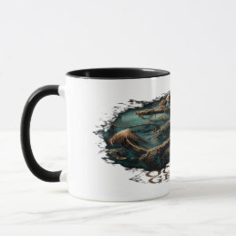 Caneca Ocean Grave Kraken Anchor Dark Fantasy
