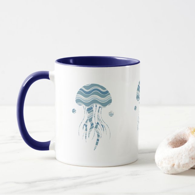 Caneca Ocean Wave (Com Donut)