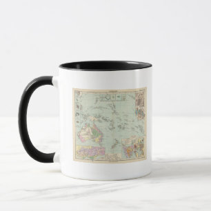 Caneca Oceanien - Mapa Atlas da Oceania