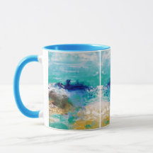Oceano Pour Paisagem Café Mug Beach Life Seaside