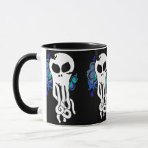 Octo crânio azul