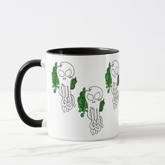 Caneca Octo esverdeado (Esquerda)