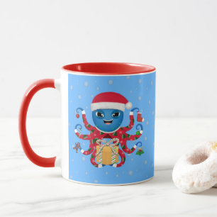 Caneca Octopus Mug Natal