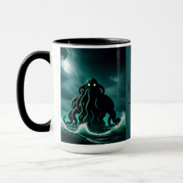 Caneca Octopus Tentacle Paranormal Monster Nome do Romanc