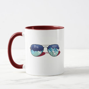 Caneca Óculos de sol das montanhas