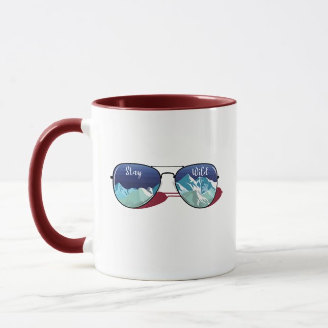 Caneca Óculos de sol das montanhas (Esquerda)