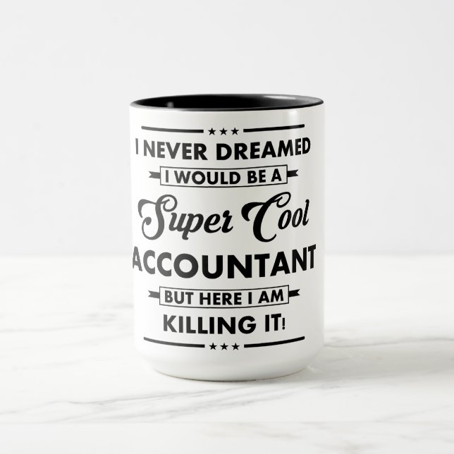 Caneca Ocupação/Profissão Engraçada Contador Super Legal (Centro)