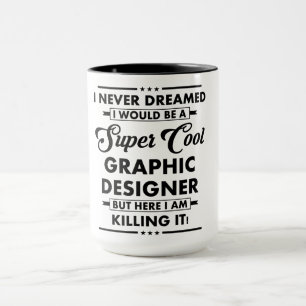 Caneca Ocupação/Profissão Engraçada Super Designer Legal