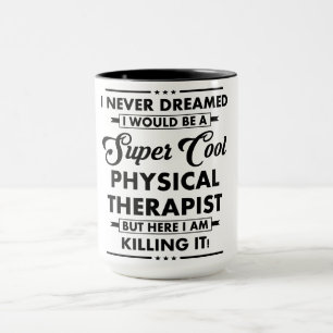 Caneca Ocupação/Profissão Engraçada Super Terapeuta Legal