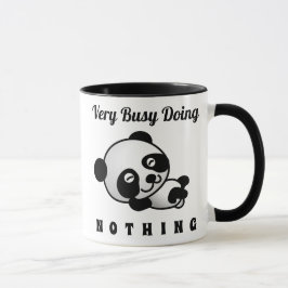 Caneca Ocupado Fazendo Nada De Bonito Humor De Panda