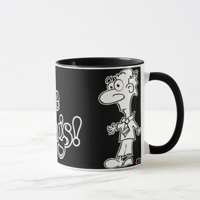 Caneca Odeio Manhãs! -caneca (Direita)