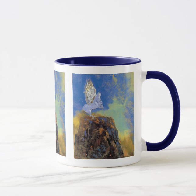 Caneca Odilon Redon Pégaso - Simbolismo da Mitologia Greg (Direita)