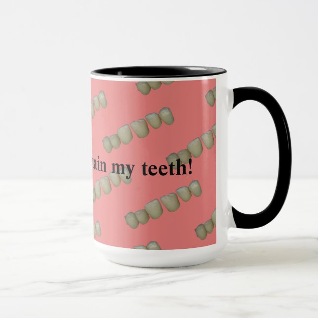 Caneca Odontologia Dentista Rotulada Dentista Ortodontia (Direita)