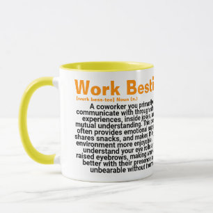 Caneca Oferta de Cota de Bestimento de Trabalho   Colega 