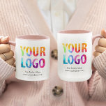 Caneca Oferta de Promocional para empresa de logotipo per<br><div class="desc">Personalize facilmente esta caneca com o logotipo da sua própria empresa e informações comerciais. As capas de promocional dão uma impressão duradoura para que façam ofertas, ofertas ou lembranças corporativas excelentes para clientes, clientes e funcionários. Dica de design: leve a personalização da marca para o próximo nível selecionando uma cor...</div>