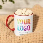 Caneca Oferta de Promocional para empresa de logotipo per<br><div class="desc">Personalize facilmente esta caneca com o logotipo da sua própria empresa e informações comerciais. As capas de promocional dão uma impressão duradoura para que façam ofertas, ofertas ou lembranças corporativas excelentes para clientes, clientes e funcionários. Dica de design: leve a personalização da marca para o próximo nível selecionando uma cor...</div>