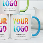 Caneca Oferta de Promocional para empresa de logotipo per<br><div class="desc">Personalize facilmente esta caneca com o logotipo da sua própria empresa e informações comerciais. As capas de promocional dão uma impressão duradoura para que façam ofertas, ofertas ou lembranças corporativas excelentes para clientes, clientes e funcionários. Dica de design: leve a personalização da marca para o próximo nível selecionando uma cor...</div>