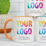 Caneca Oferta de Promocional para empresa de logotipo per<br><div class="desc">Personalize facilmente esta caneca com o logotipo da sua própria empresa e informações comerciais. As capas de promocional dão uma impressão duradoura para que façam ofertas, ofertas ou lembranças corporativas excelentes para clientes, clientes e funcionários. Dica de design: leve a personalização da marca para o próximo nível selecionando uma cor...</div>