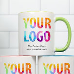 Caneca Oferta de Promocional para empresa de logotipo per<br><div class="desc">Personalize facilmente esta caneca com o logotipo da sua própria empresa e informações comerciais. As capas de promocional dão uma impressão duradoura para que façam ofertas, ofertas ou lembranças corporativas excelentes para clientes, clientes e funcionários. Dica de design: leve a personalização da marca para o próximo nível selecionando uma cor...</div>