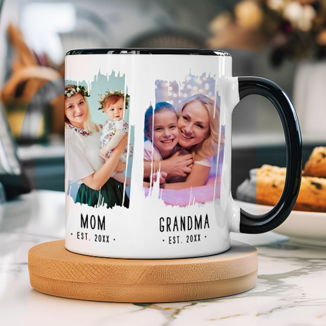 Caneca Oferta de Texto Personalizado para Fotos e Anos de (Criador carregado)