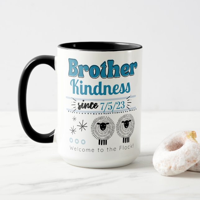 Caneca Oferta personalizável de batismo JW para irmão (Com Donut)