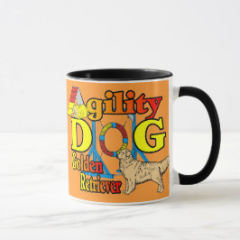Caneca Ofertas de agilidade do ouro Retriever