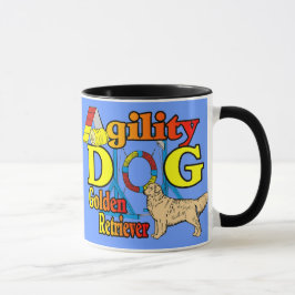 Caneca Ofertas de agilidade do ouro Retriever