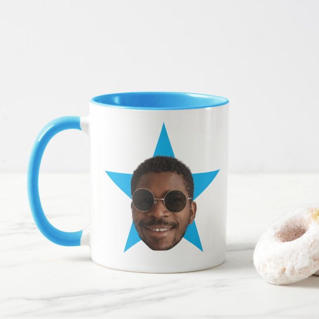 Caneca Office Star Mug, Office TV Show Mug, Cara (Com Donut)